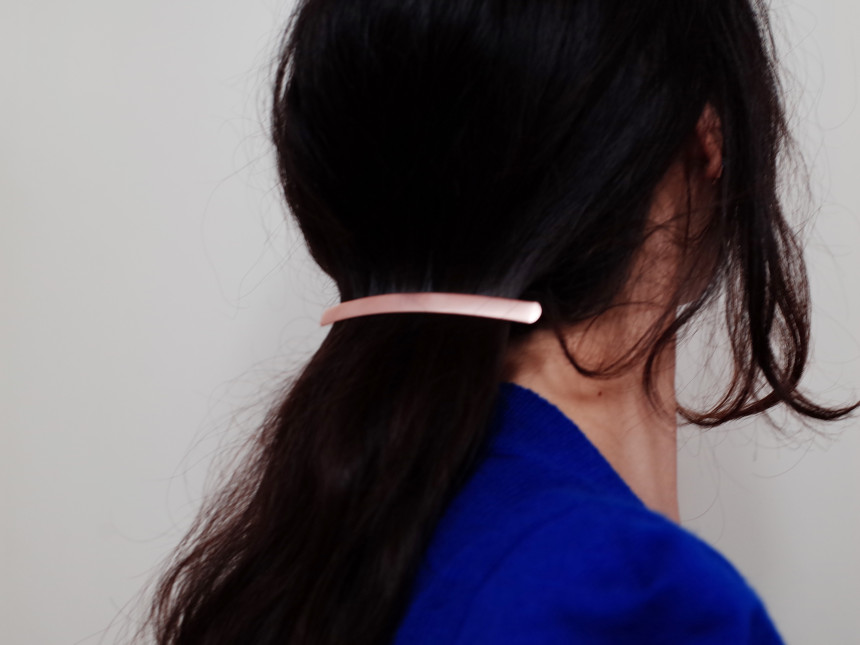 Hair Accessories Square Slim Matte Hairpin Date Go