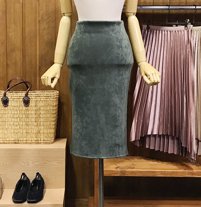 H Line Span Suede Long Skirt Wedding Gentleman Fas