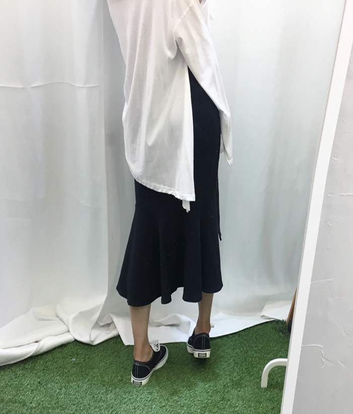 Mermaid Banding Unbalanced Long Skirts Flare Chima