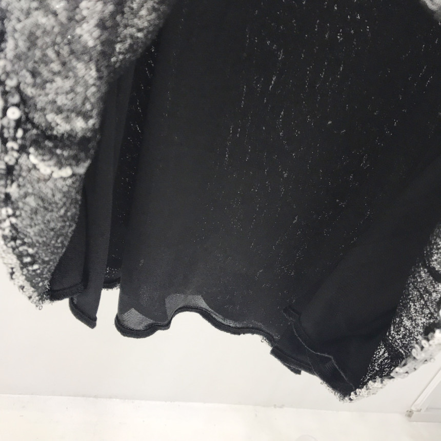 Sequin Long skirts Autumn cozy look Neat and fashi