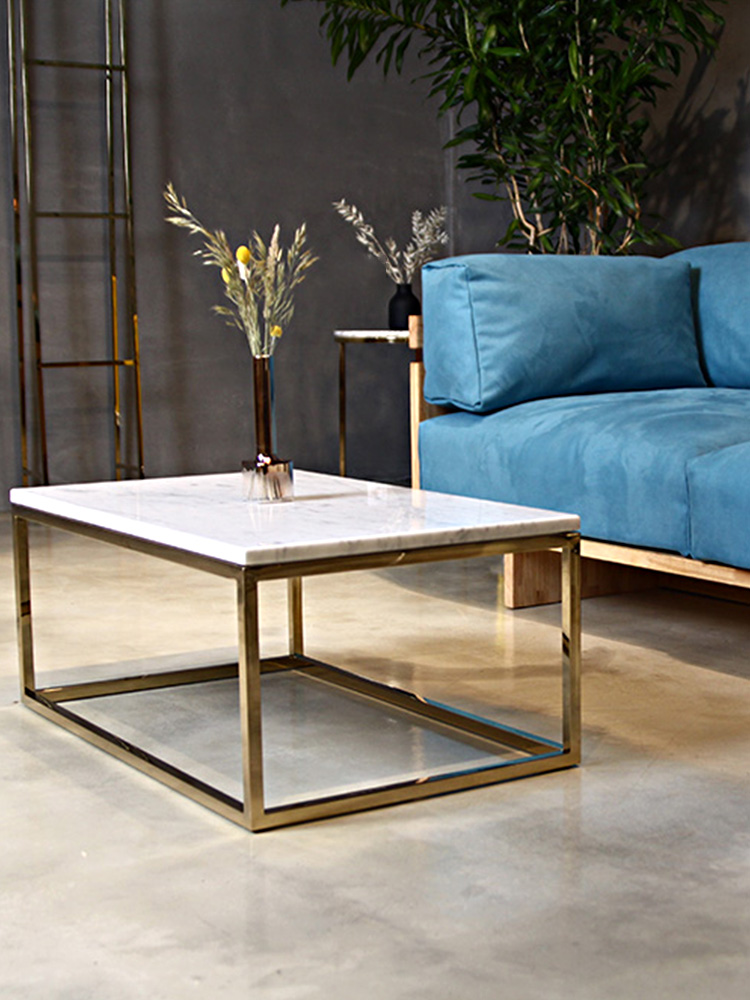 이태리 천연 대리석 세라믹 거실 소파 테이블 CT01 / 비앙코카라라 CL106