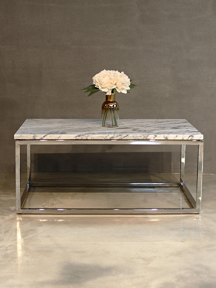 이태리 천연 대리석 세라믹 거실 소파 테이블 CT01 / 비앙코카라라 CL106
