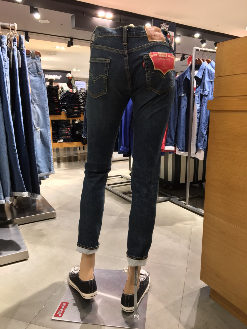 Korea Jeans Pants Levi's Men 511 Slim Fit_ Warm