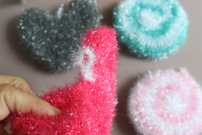 Scrubber Dish Washing Acrylic scrubber 5P Set Kitc