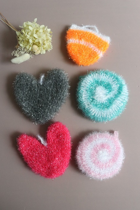 Scrubber Dish Washing Acrylic scrubber 5P Set Kitc