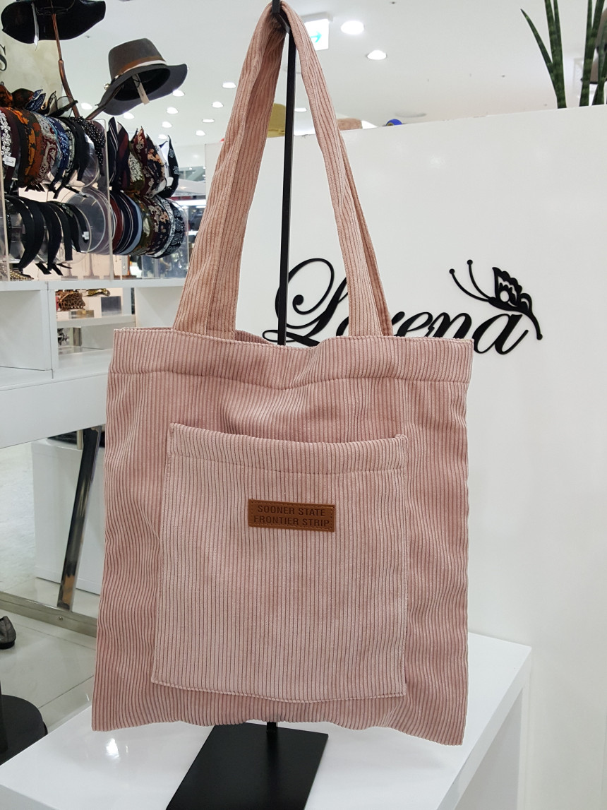 Lorena corduroy eco bag DJFHGJK88-07