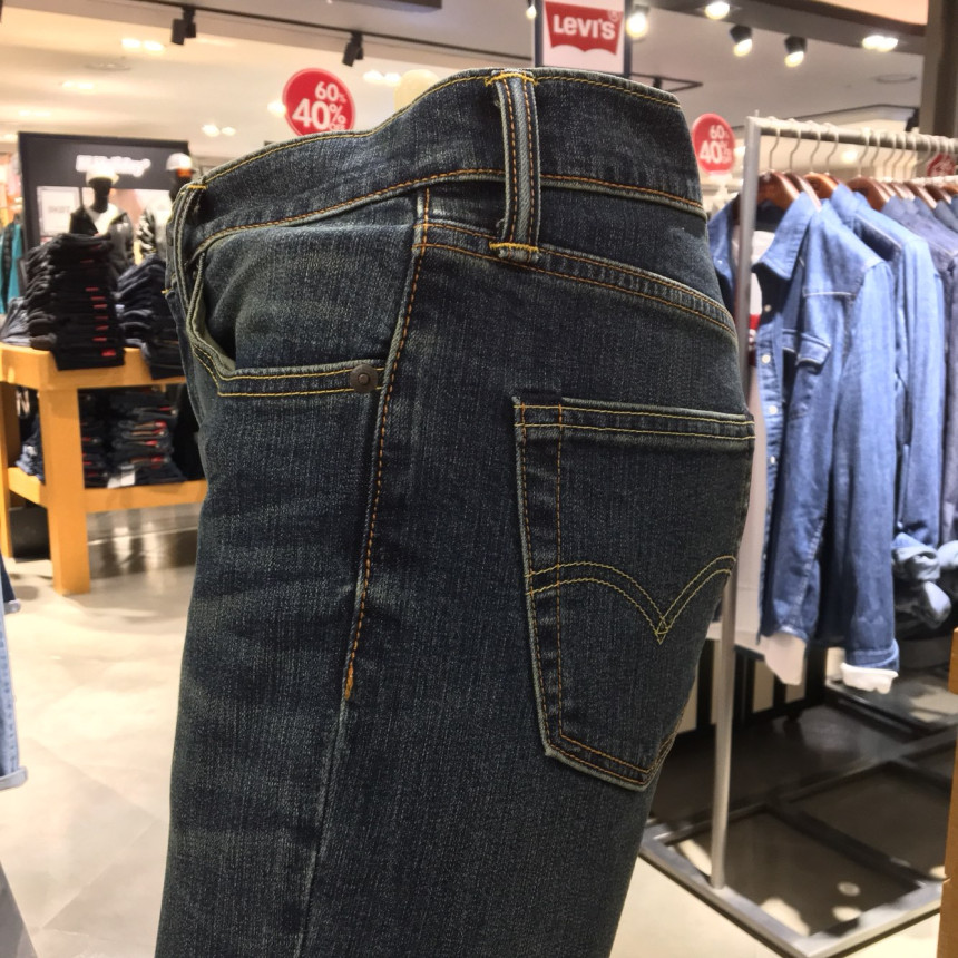 Korea Jeans Pants Levi's Men 511 Slim Fit_ Warm