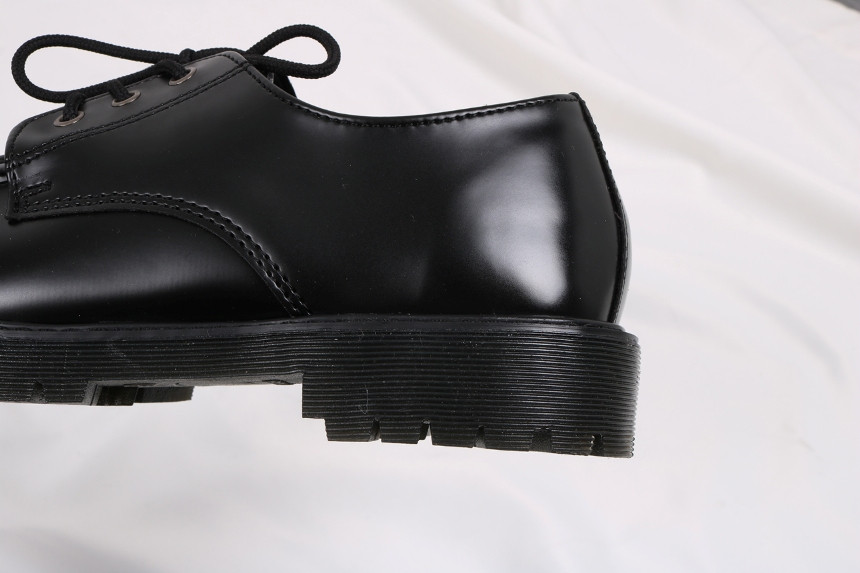 Men Classic Pin-up Black Derby Shoes Shoes Shoes L