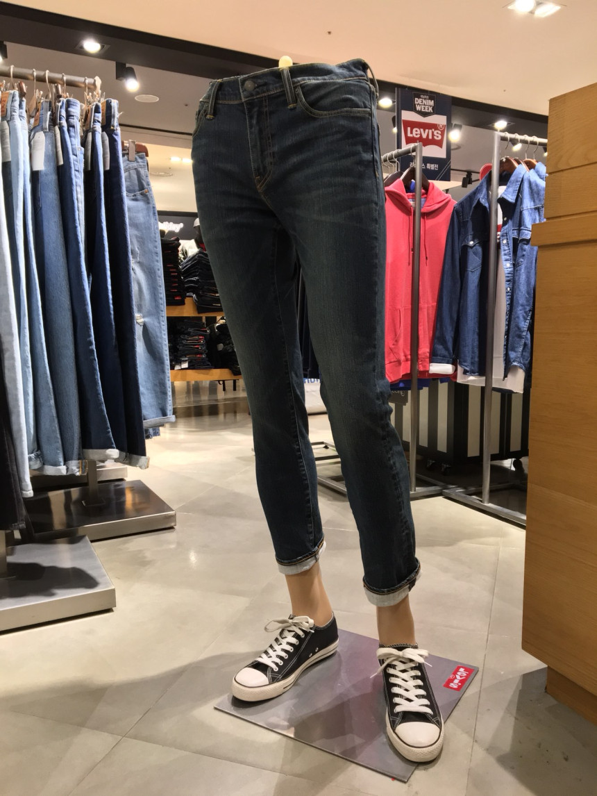 Korea Jeans Pants Levi's Men 511 Slim Fit_ Warm