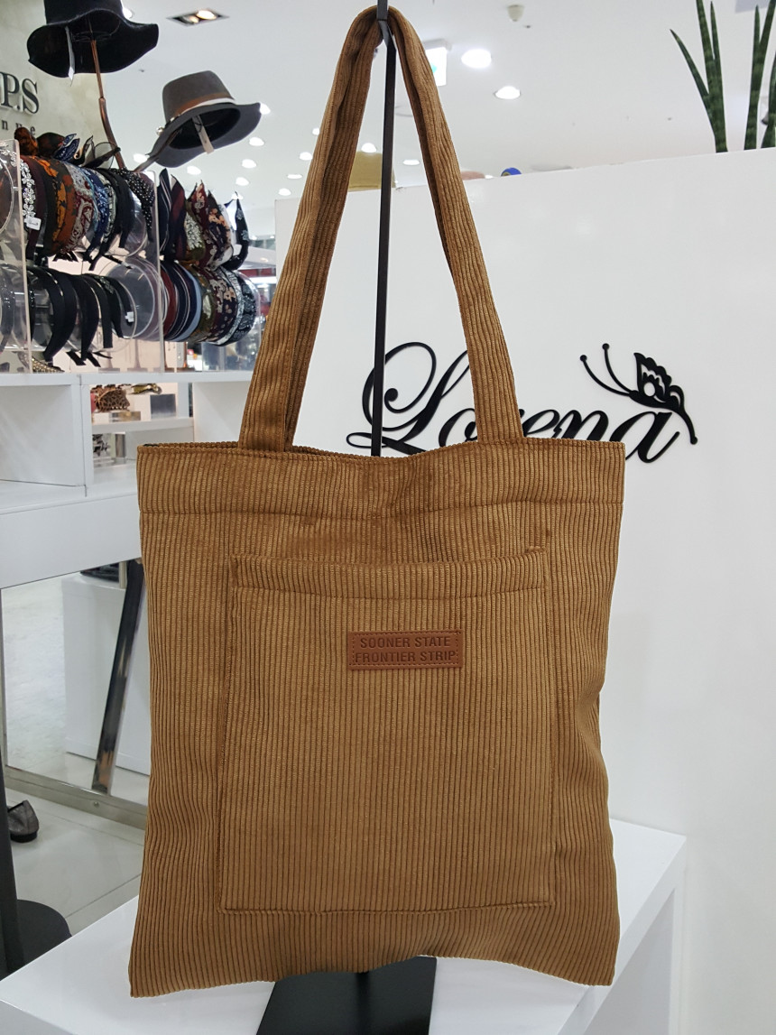 Lorena corduroy eco bag DJFHGJK88-07