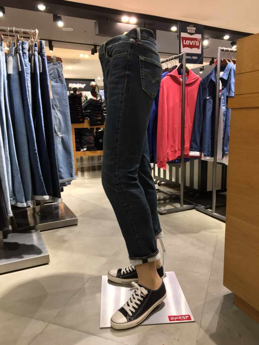 Korea Jeans Pants Levi's Men 511 Slim Fit_ Warm