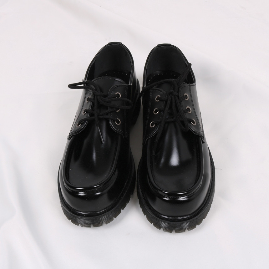 Men Classic Pin-up Black Derby Shoes Shoes Shoes L