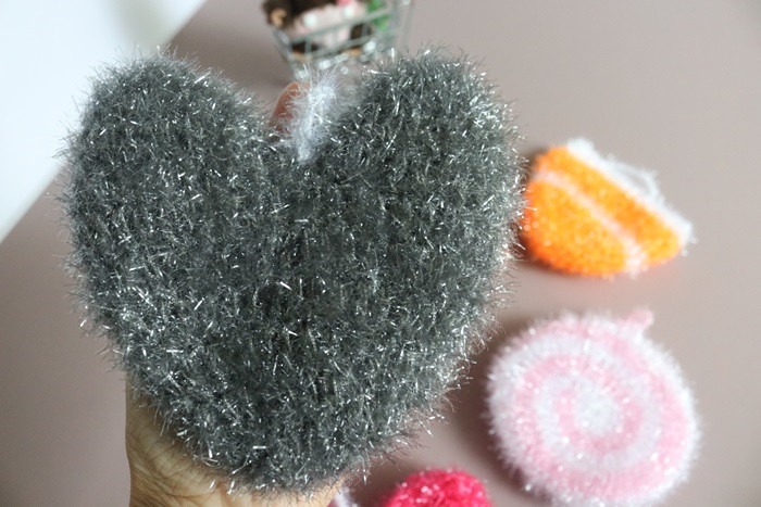 Scrubber Dish Washing Acrylic scrubber 5P Set Kitc