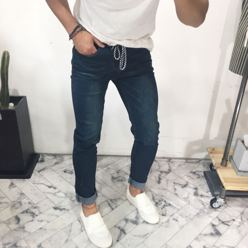 Korea Jeans Pants Part Fabrication Whole Span Bend