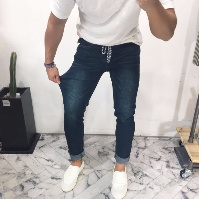 Korea Jeans Pants Part Fabrication Whole Span Bend