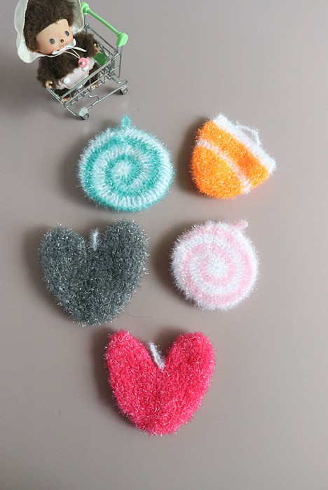 Scrubber Dish Washing Acrylic scrubber 5P Set Kitc