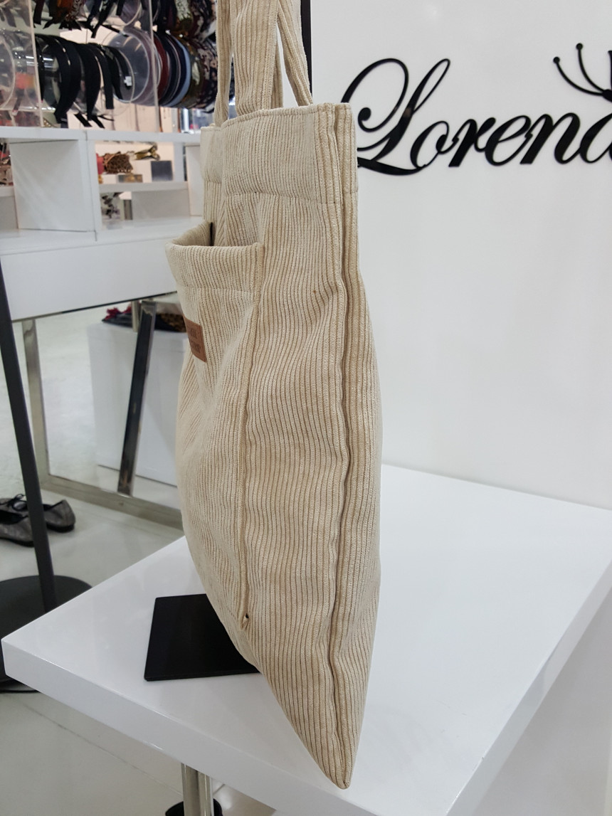 Lorena corduroy eco bag DJFHGJK88-07