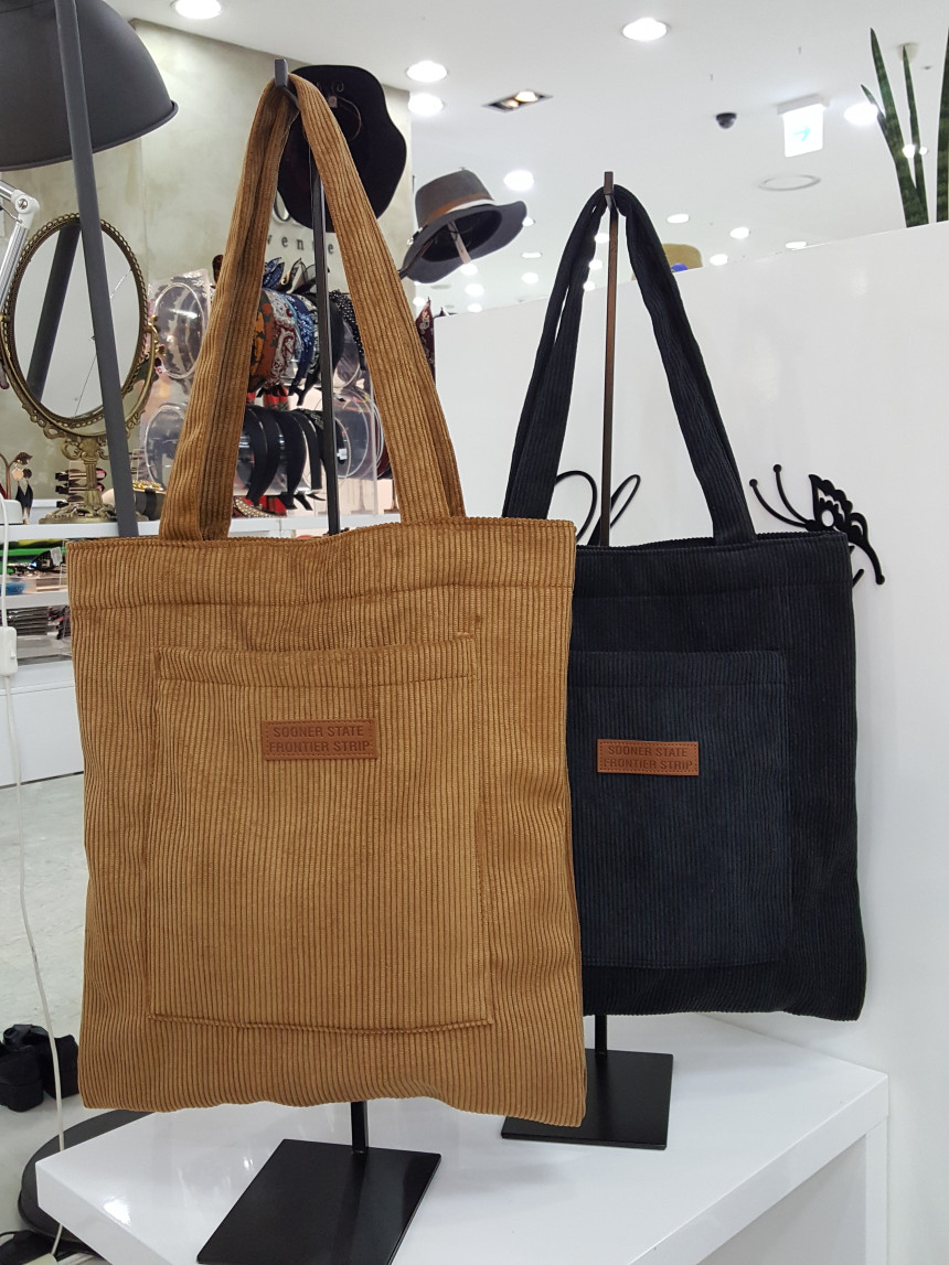 Lorena corduroy eco bag DJFHGJK88-07