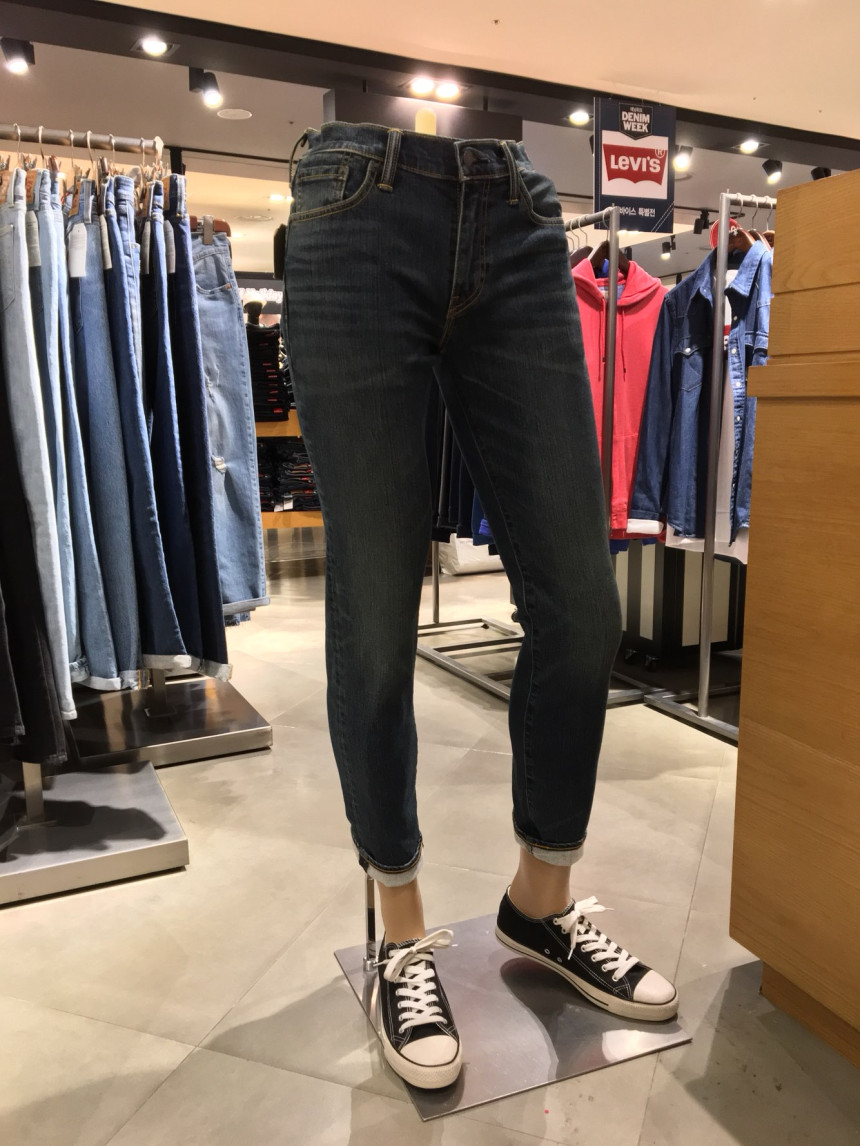 Korea Jeans Pants Levi's Men 511 Slim Fit_ Warm