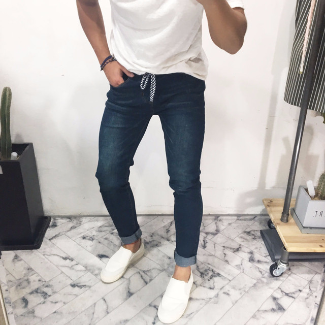 Korea Jeans Pants Part Fabrication Whole Span Bend