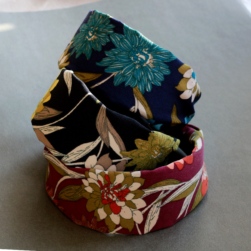 Hair Accessories London Flower Hair Band Bandana W