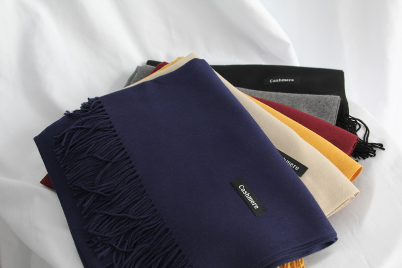 Cashmere wool basic muffler Couple Surgery Basic G