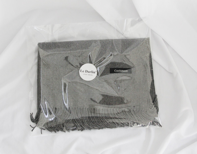 Cashmere wool basic muffler Couple Surgery Basic G