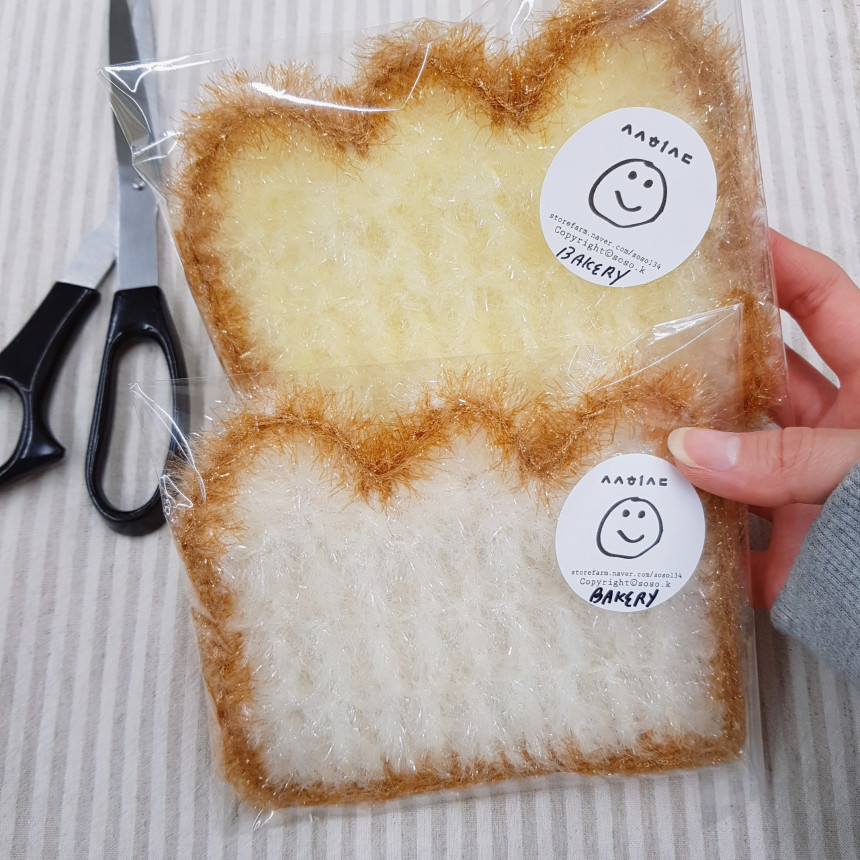 Scrubber Dish Washing Corny La-friendly loaf flour