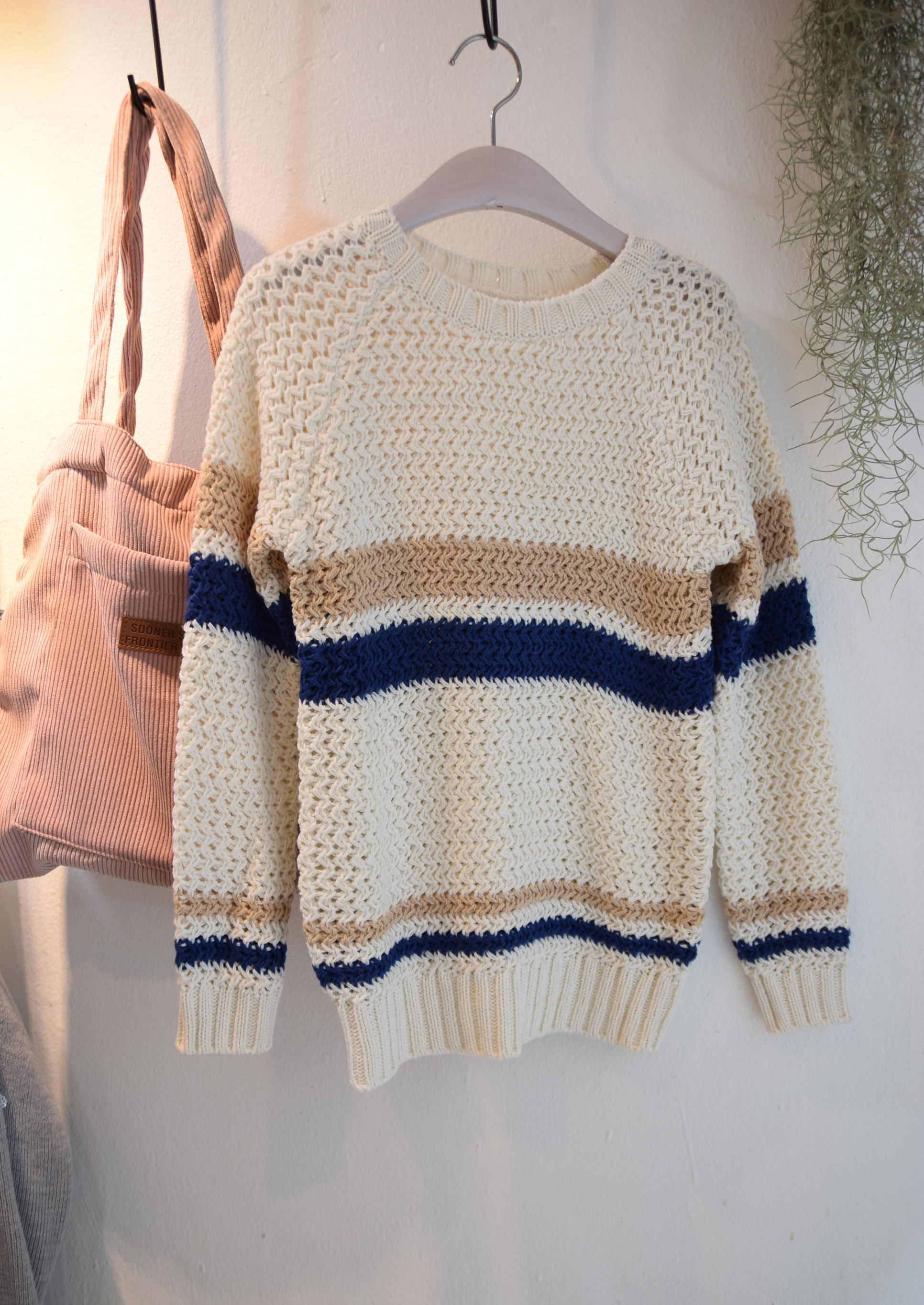 TOTE ECO SHOPPING TRAVEL Square corduroy pocket