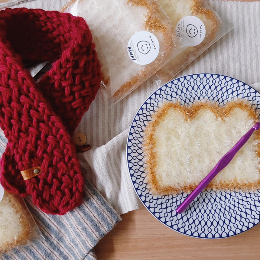 Scrubber Dish Washing Corny La-friendly loaf flour