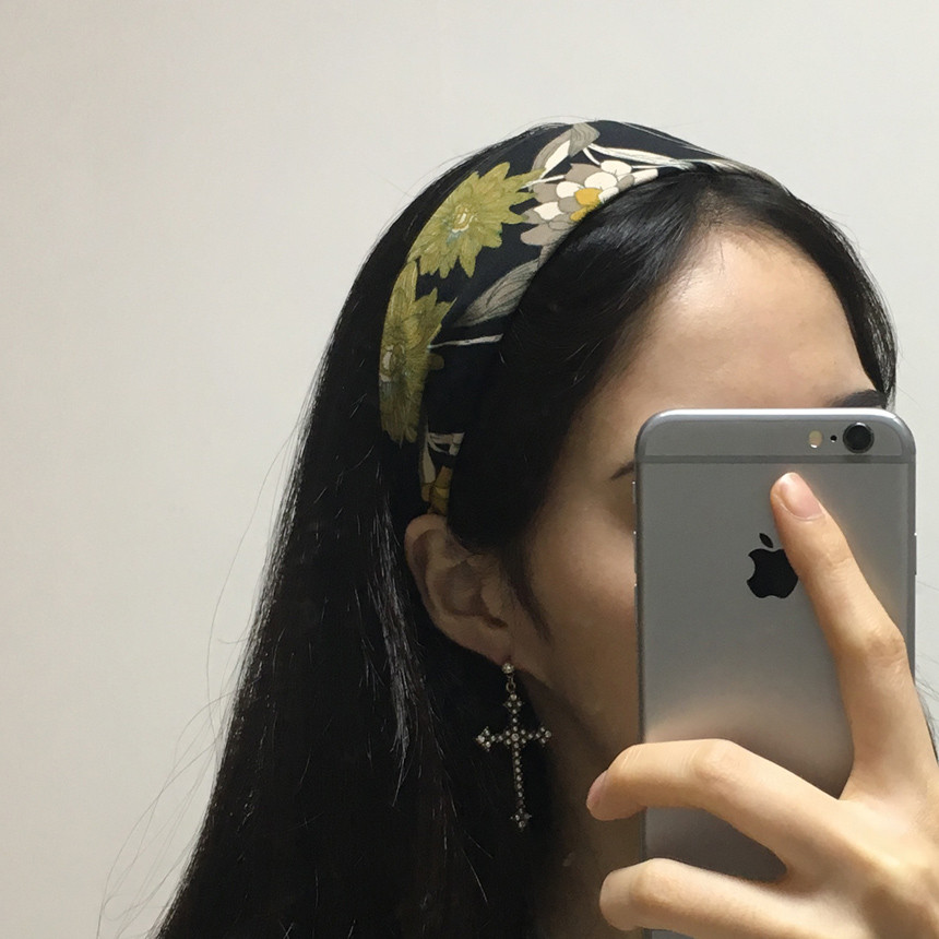 Hair Accessories London Flower Hair Band Bandana W
