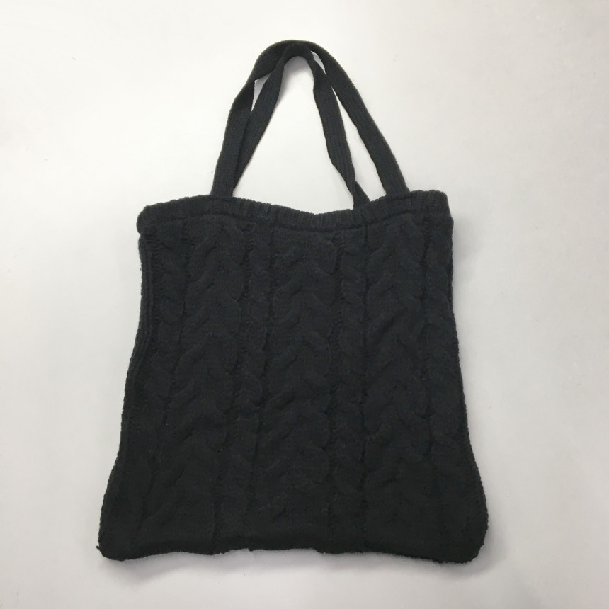 moss twisted knit eco bag woman autumn bag winter 