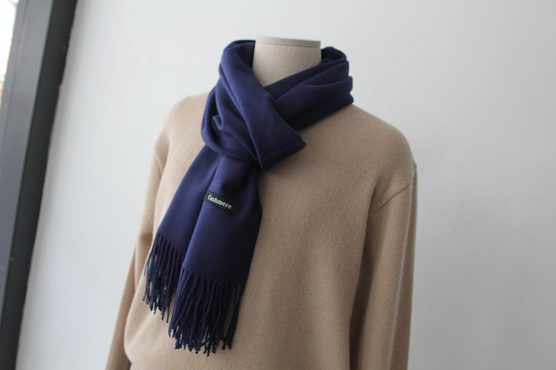 Cashmere wool basic muffler Couple Surgery Basic G