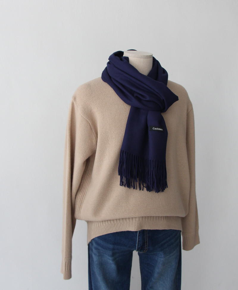 Cashmere wool basic muffler Couple Surgery Basic G