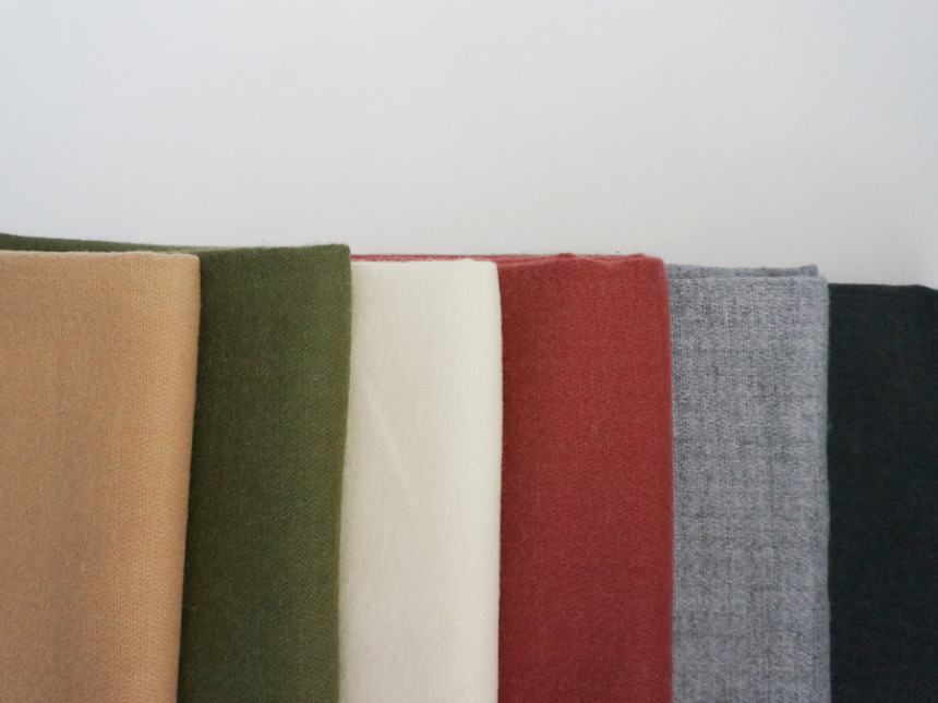 Plain Surgical Wool muffler Woman Autumn Cozy Look