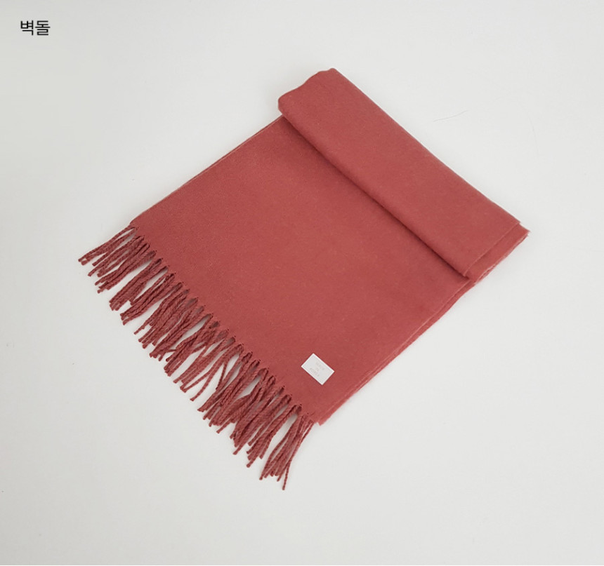 Plain Surgical Wool muffler Woman Autumn Cozy Look