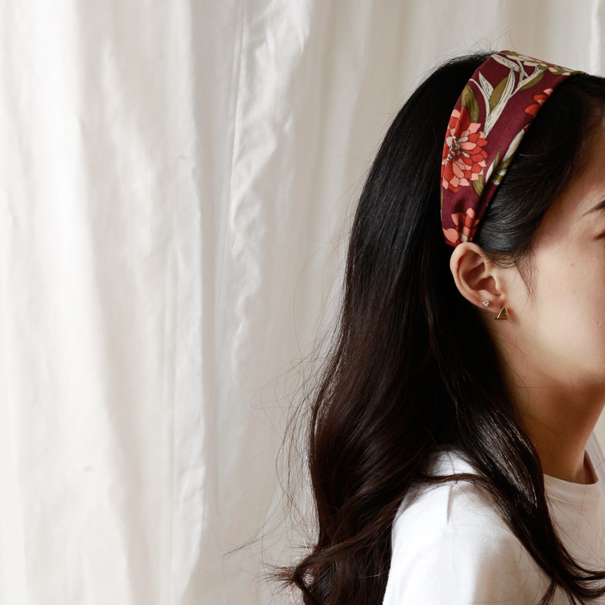 Hair Accessories London Flower Hair Band Bandana W