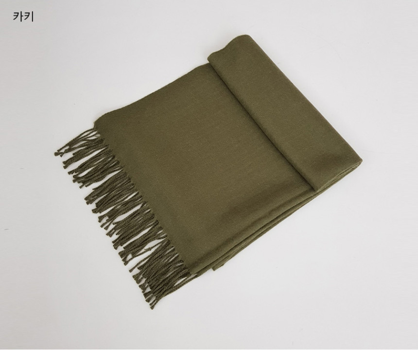 Plain Surgical Wool muffler Woman Autumn Cozy Look