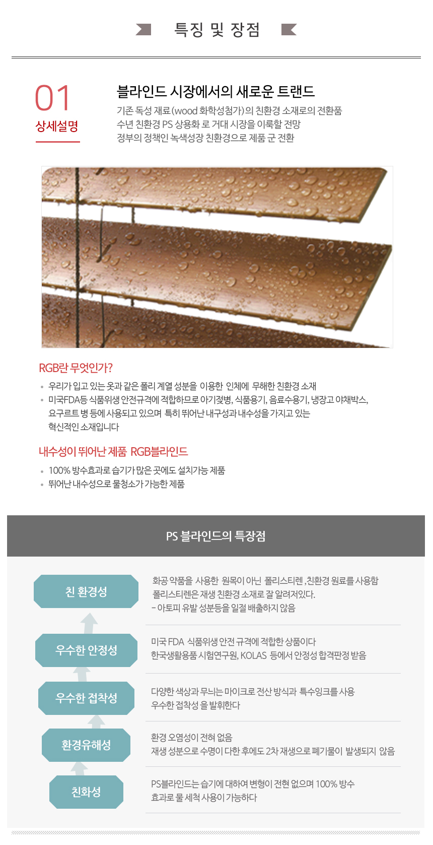 RGB Wood Blind Metal GOD7 RGB Living Room Darkroom