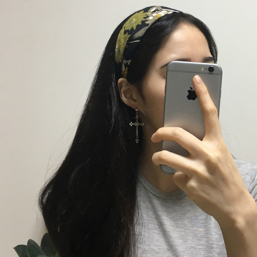 Hair Accessories London Flower Hair Band Bandana W