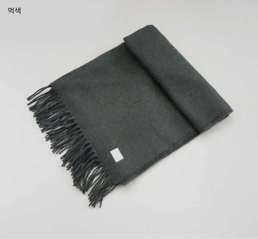 Plain Surgical Wool muffler Woman Autumn Cozy Look