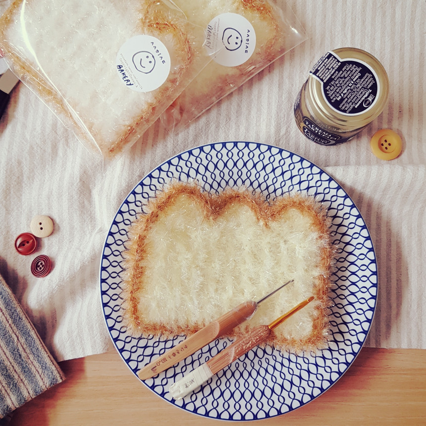 Scrubber Dish Washing Corny La-friendly loaf flour