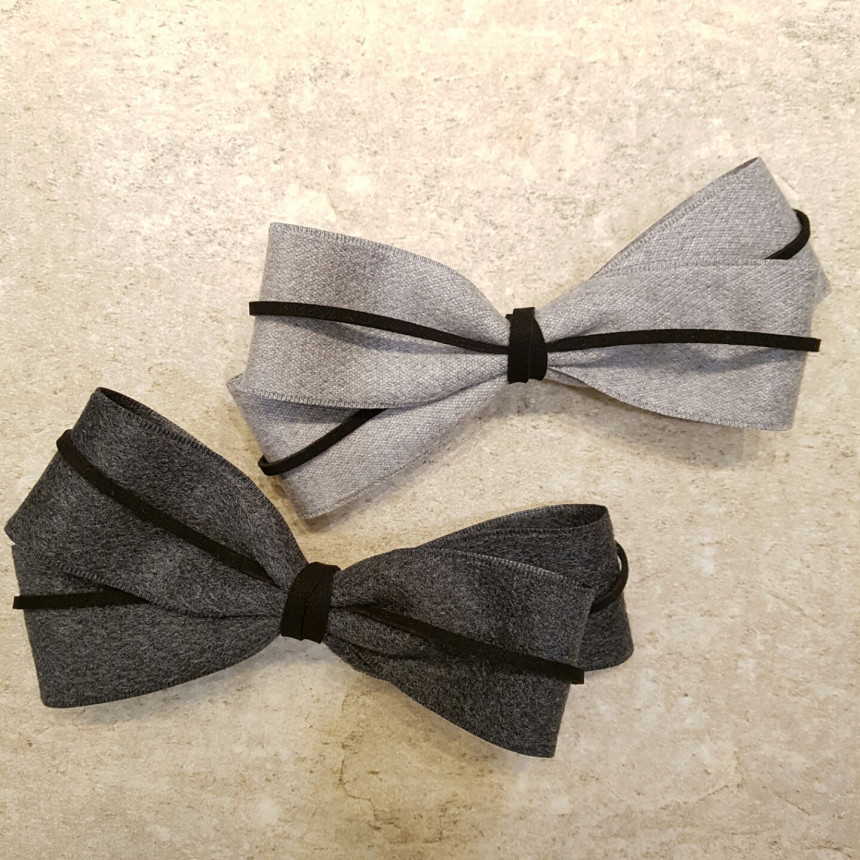 Hair Accessories Basic single wool and suede thin 