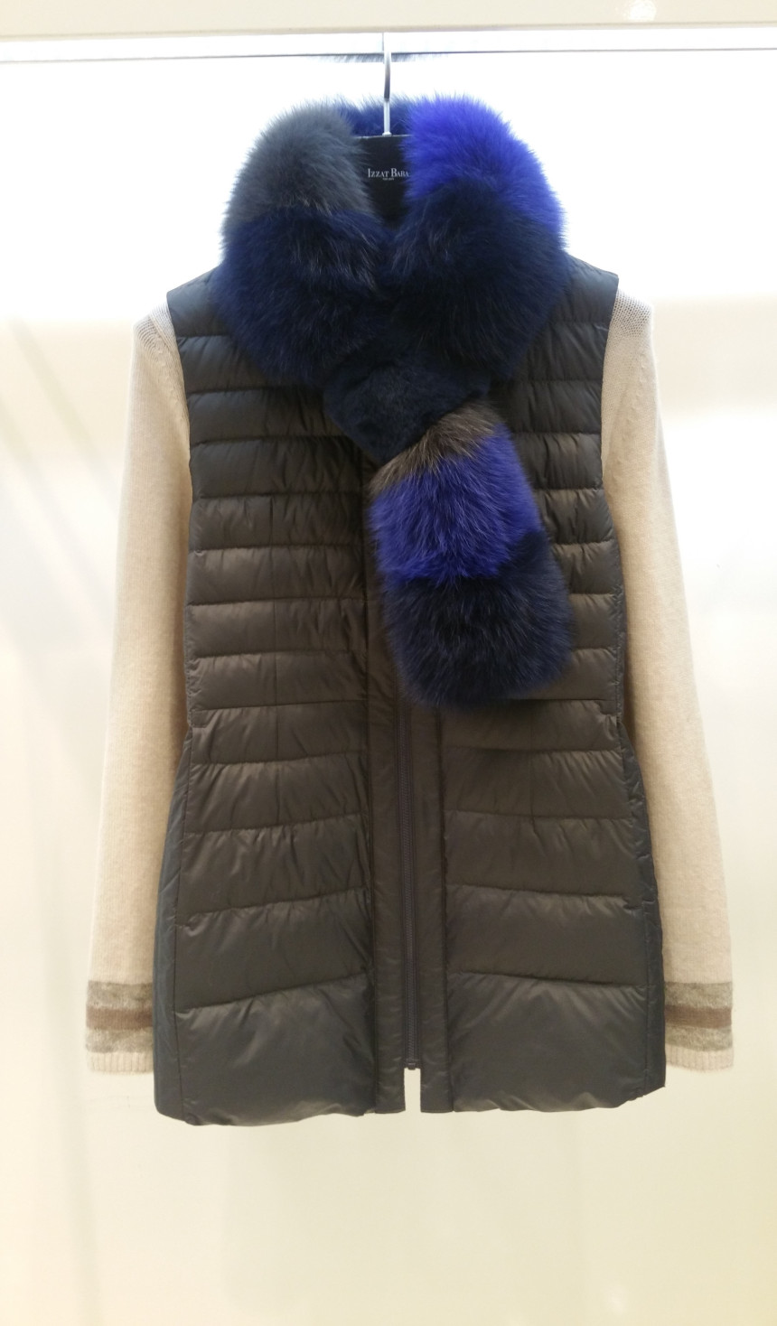 Aizubaba fox hair shawl BHCE3FSA4