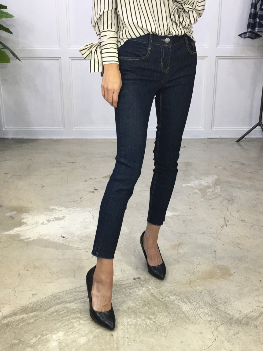 Korea Jeans Pants Waist Banding Date Jinjungjiji D