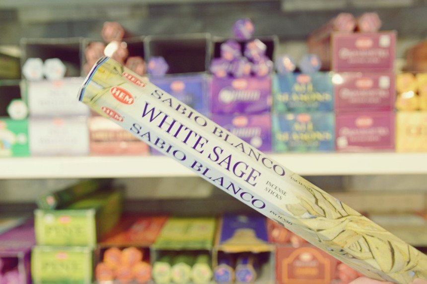 Hemwhite Sage Incense Stick Indians healing and cl