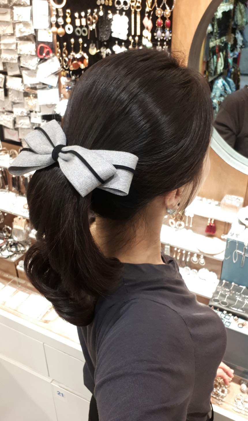 Hair Accessories Basic single wool and suede thin 