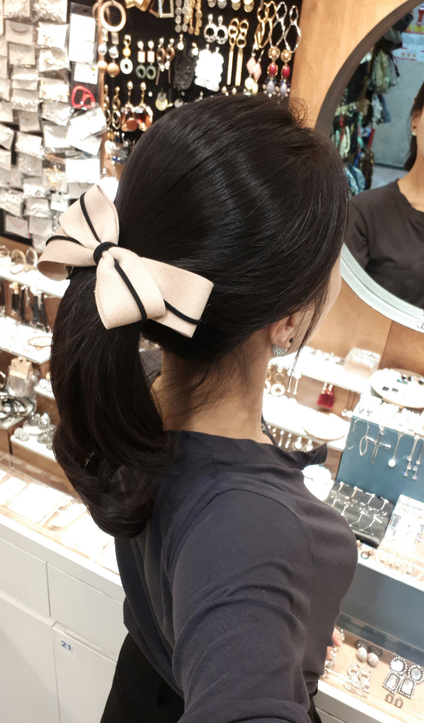 Hair Accessories Basic single wool and suede thin 