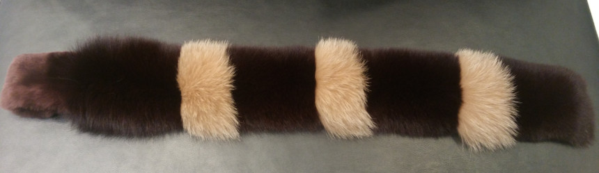 Aizubaba fox hair shawl BHCE3FSA4