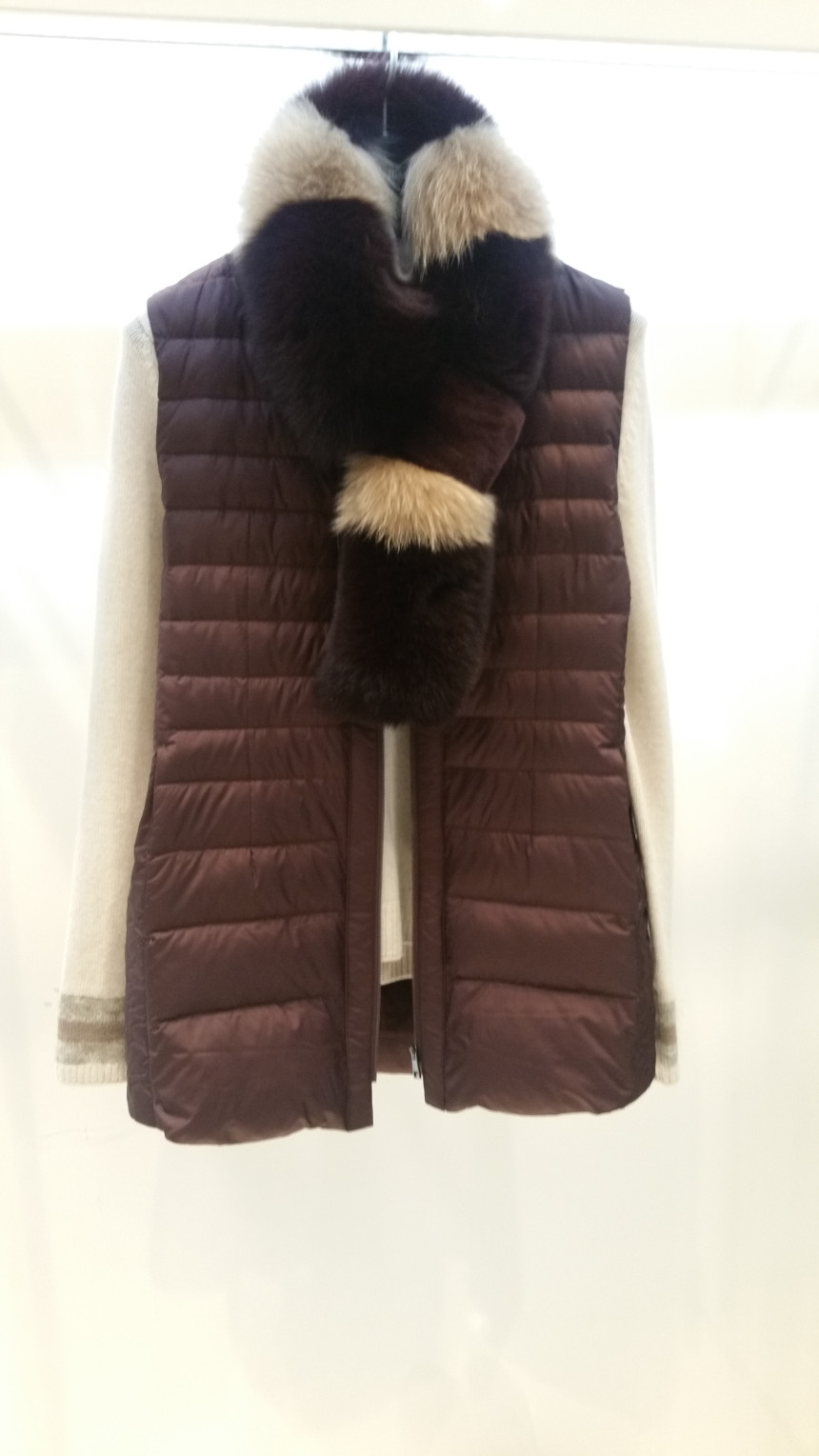 Aizubaba fox hair shawl BHCE3FSA4